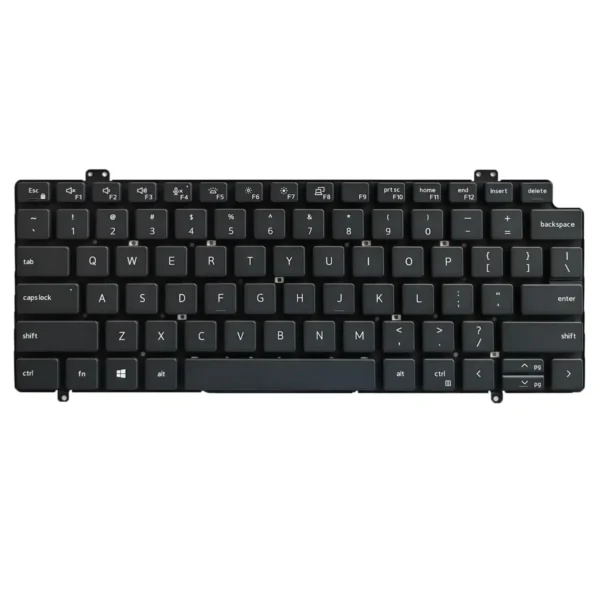 Keyboard Dell Latitude 7410 US Black Without Frame & With Backlit