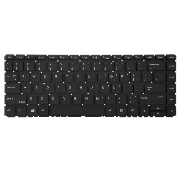 Keyboard HP ProBook 440 G7 US Black Without Frame & With Backlit