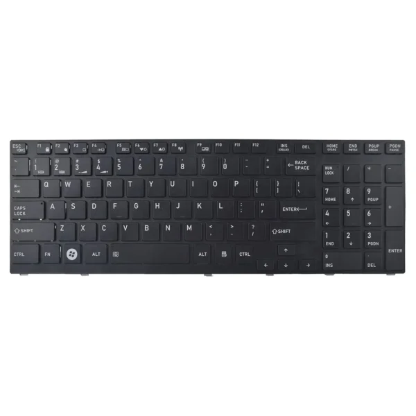 Keyboard Toshiba Satellite P750 US Black Frame