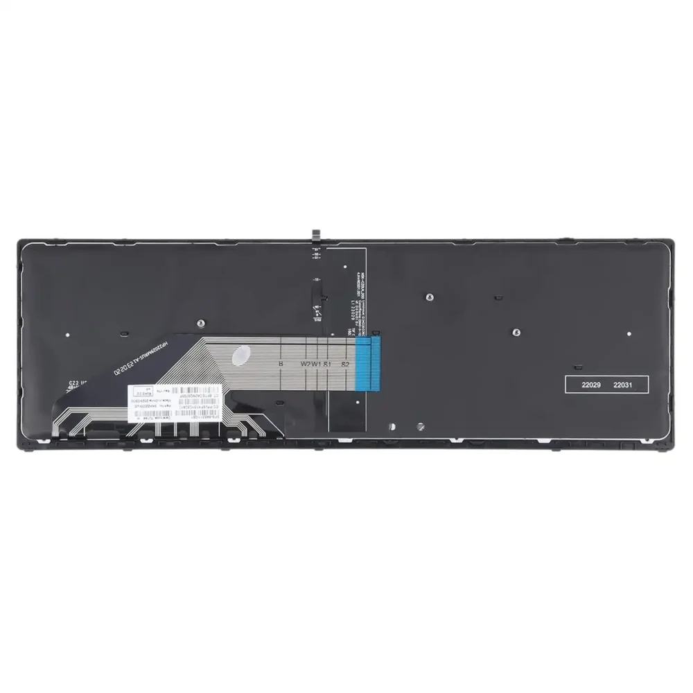 Keyboard HP Zbook 15 G3 US Black Frame Without Pointer & With Backlit - Image 2