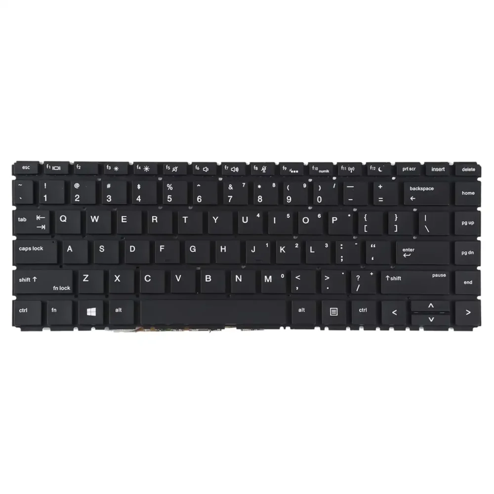Keyboard HP ProBook 440 G7 US Black Without Frame & With Backlit