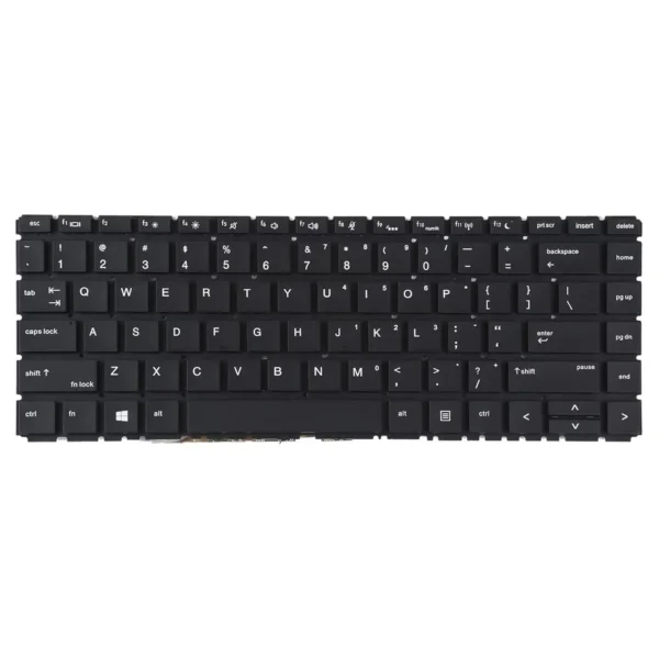 Keyboard HP ProBook 440 G7 US Black Without Frame & With Backlit