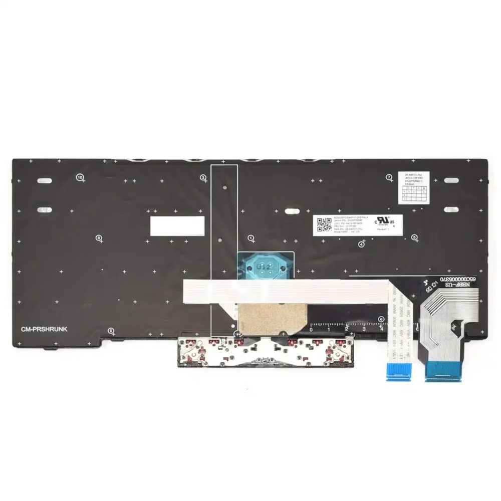 Keyboard Lenovo ThinkPad X390 Yoga US Black Without Frame With Pointer & Backlit - Image 2