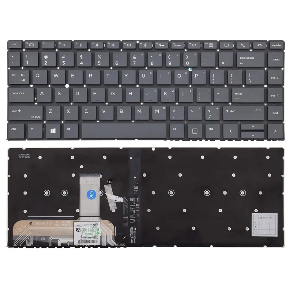 Keyboard HP EliteBook 1040 G4 US Black Without Frame & With Backlit - Image 3
