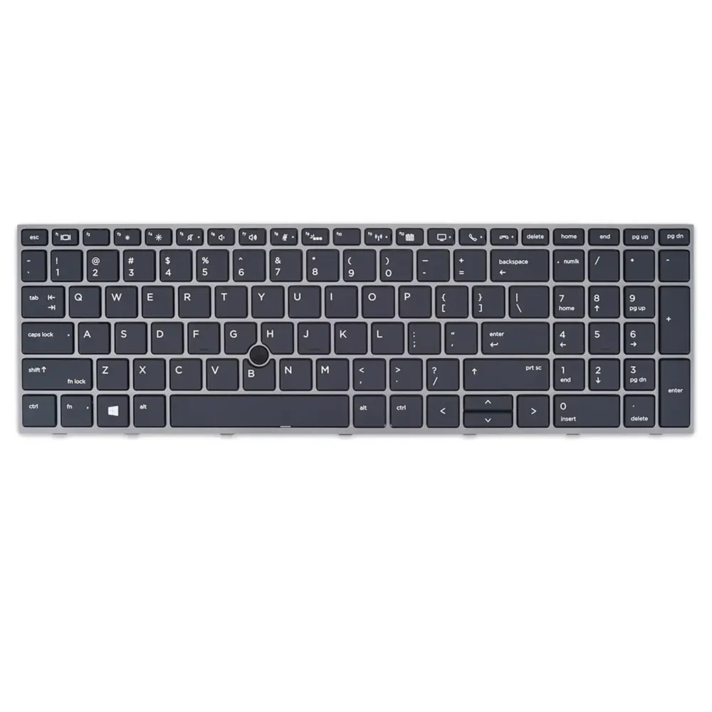 Keyboard HP Zbook 15 G5 US Black Frame With Pointer & Backlit