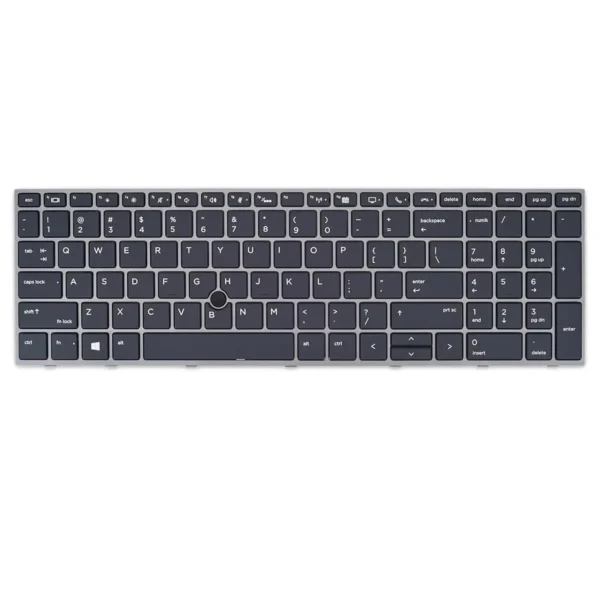 Keyboard HP Zbook 15 G5 US Black Frame With Pointer & Backlit