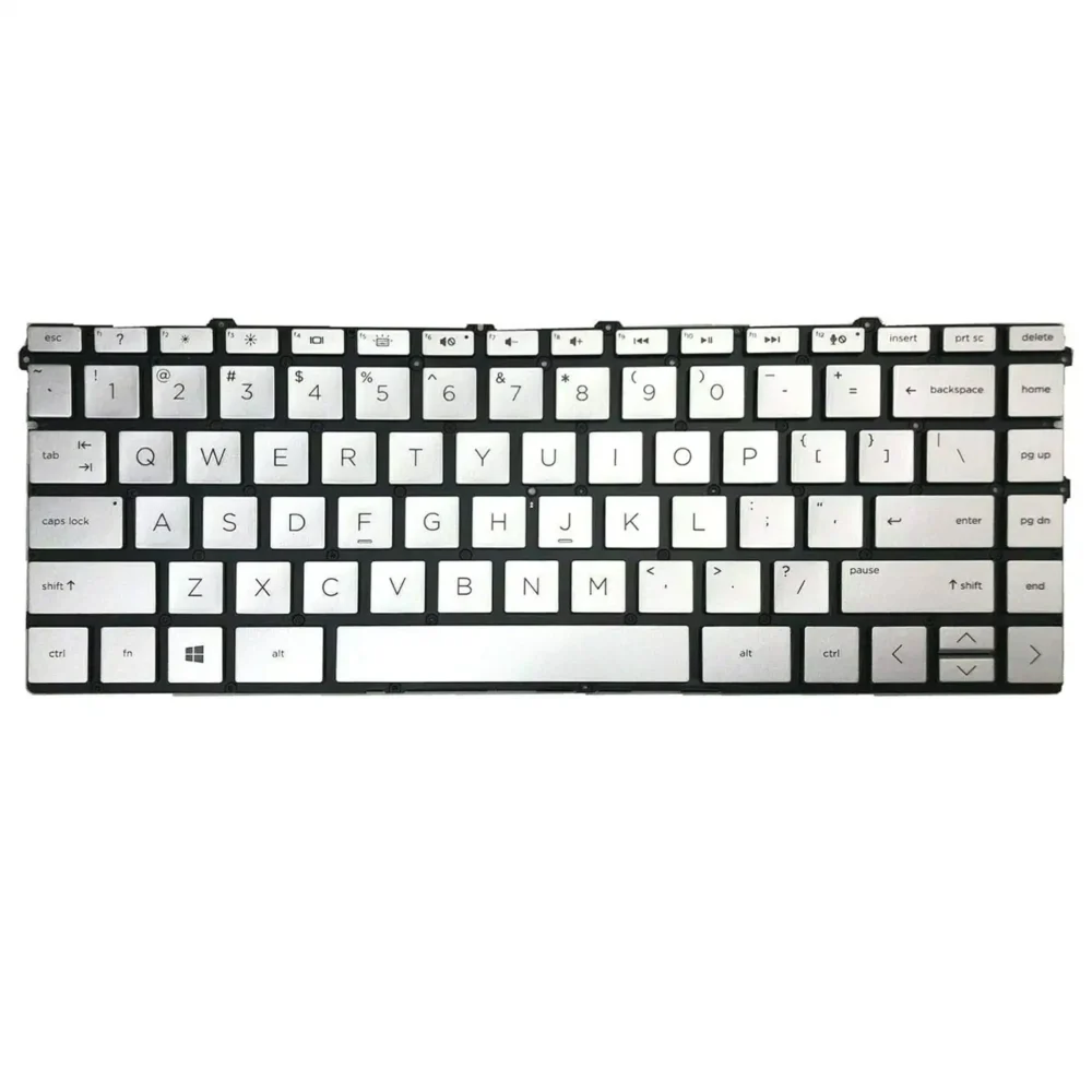 Keyboard HP Spectre x360 13-AW US Silver Without Frame & With Backlit