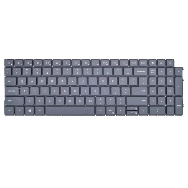 Keyboard Dell Inspiron 15 3511 US Grey Without Frame & With Backlit