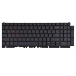 Keyboard Dell G15 5510 US Grey Without Frame & With Backlit