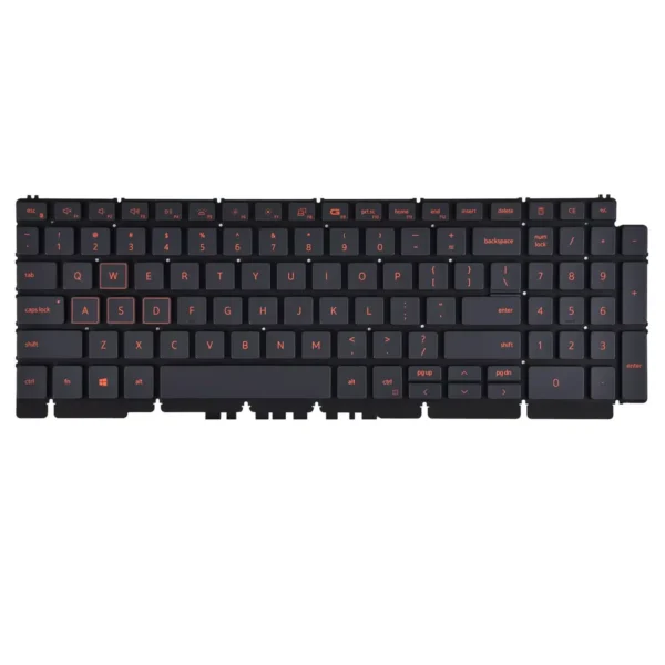 Keyboard Dell G15 5510 US Grey Without Frame & With Backlit
