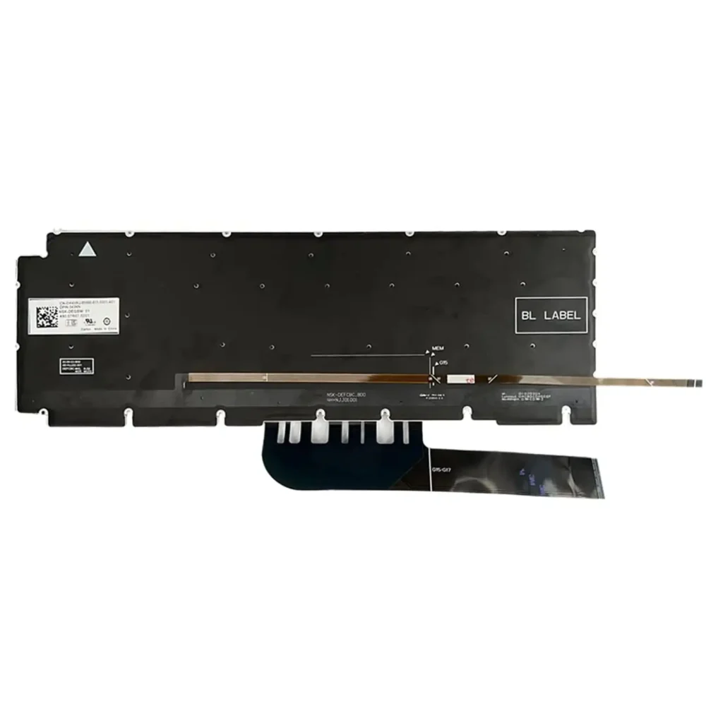 Keyboard Dell G15 5510 US Grey Without Frame & With Backlit - Image 2