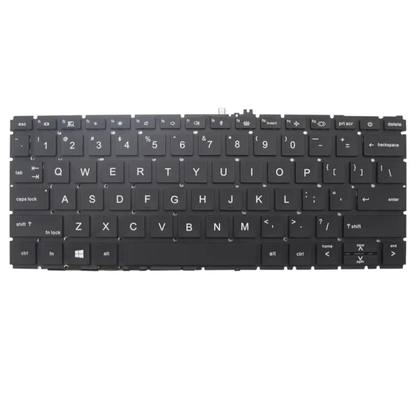 Keyboard HP EliteBook 830 G7 US Black Without Frame & Backlit