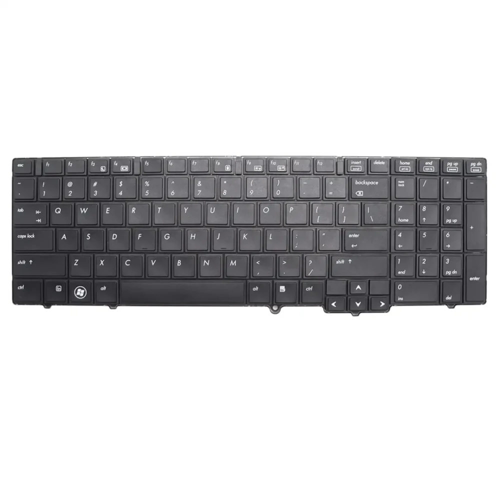 Keyboard HP EliteBook 8540P US Black Without Pointer