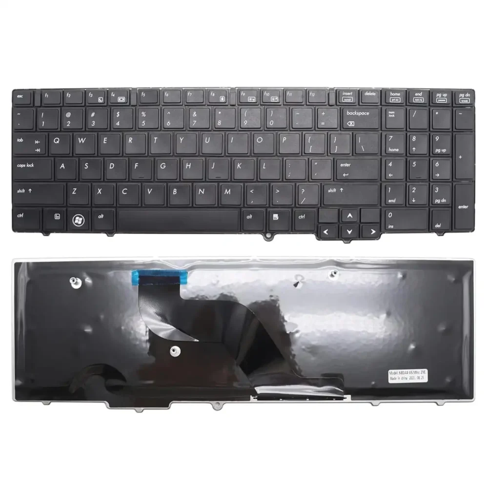 Keyboard HP EliteBook 8540P US Black Without Pointer - Image 3