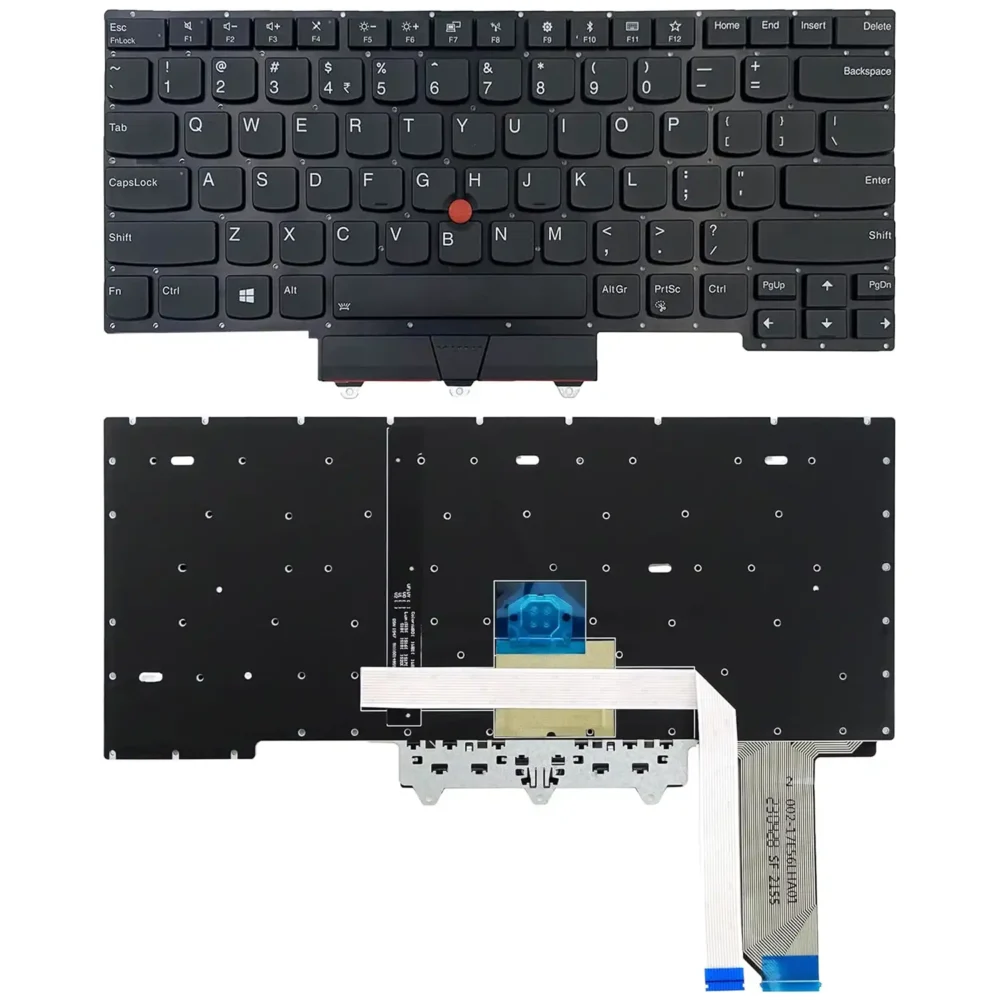Keyboard Lenovo ThinkPad E14 2nd Gen US Black Without Frame With Backlit - Image 3
