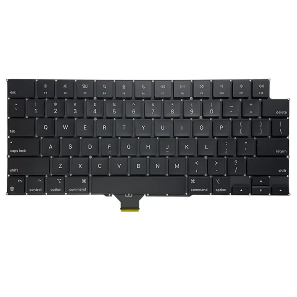 Keyboard Apple MacBook Pro A2442 UK Black Without Frame & Backlit