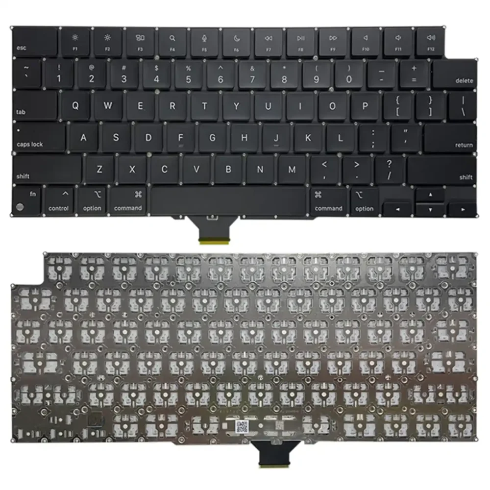 Keyboard Apple MacBook Pro A2442 UK Black Without Frame & Backlit - Image 3