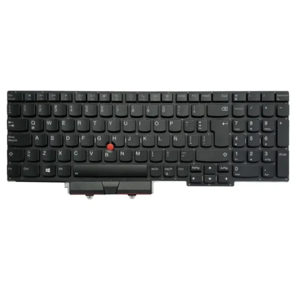 Keyboard Lenovo ThinkPad E15 2nd Gen UK Black Without Frame With Pointer & Without Backlit