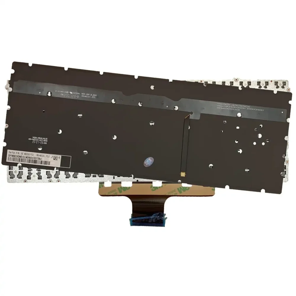 Keyboard HP Pavilion x360 14-DW US Silver Without Frame With Backlit - Image 2