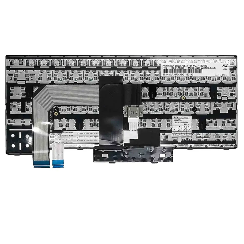 Keyboard Lenovo ThinkPad T480s US Black Frame With Pointer & Backlit - Image 2