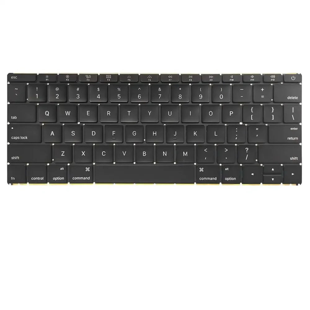Keyboard Apple MacBook A1534 US Black Early 2016 Without Frame & Backlit