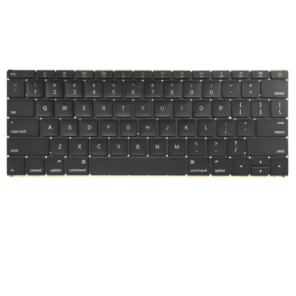 Keyboard Apple MacBook A1534 US Black Early 2016 Without Frame & Backlit