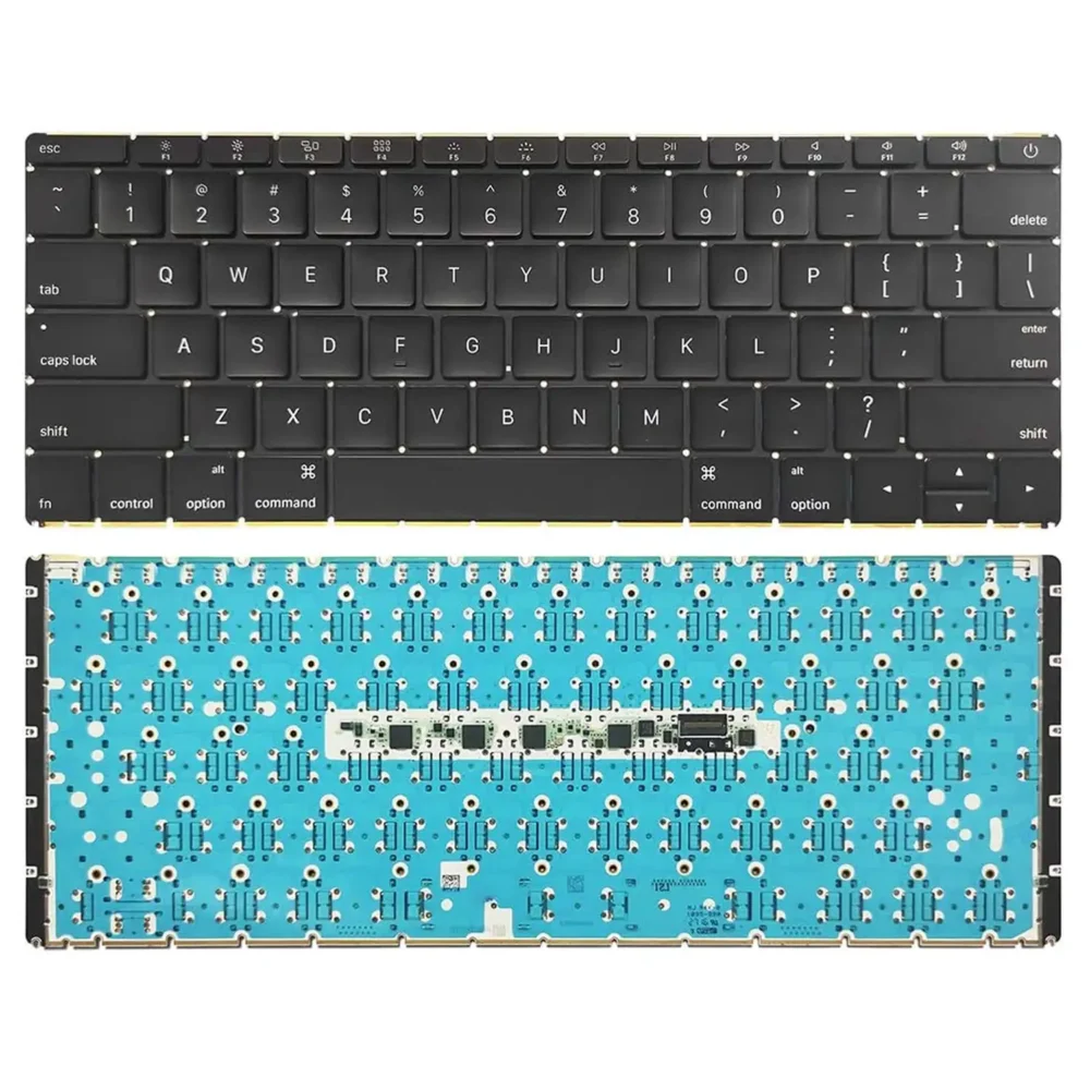Keyboard Apple MacBook A1534 US Black Early 2016 Without Frame & Backlit - Image 3