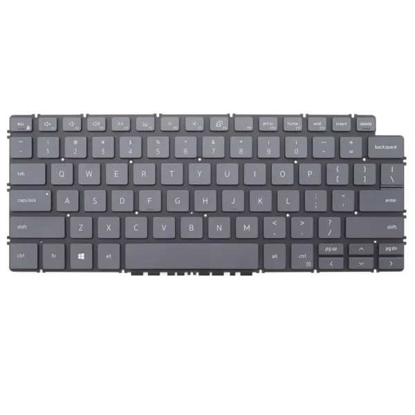 Keyboard Dell Inspiron 13 7391 US Gray Without Frame & With Backlit