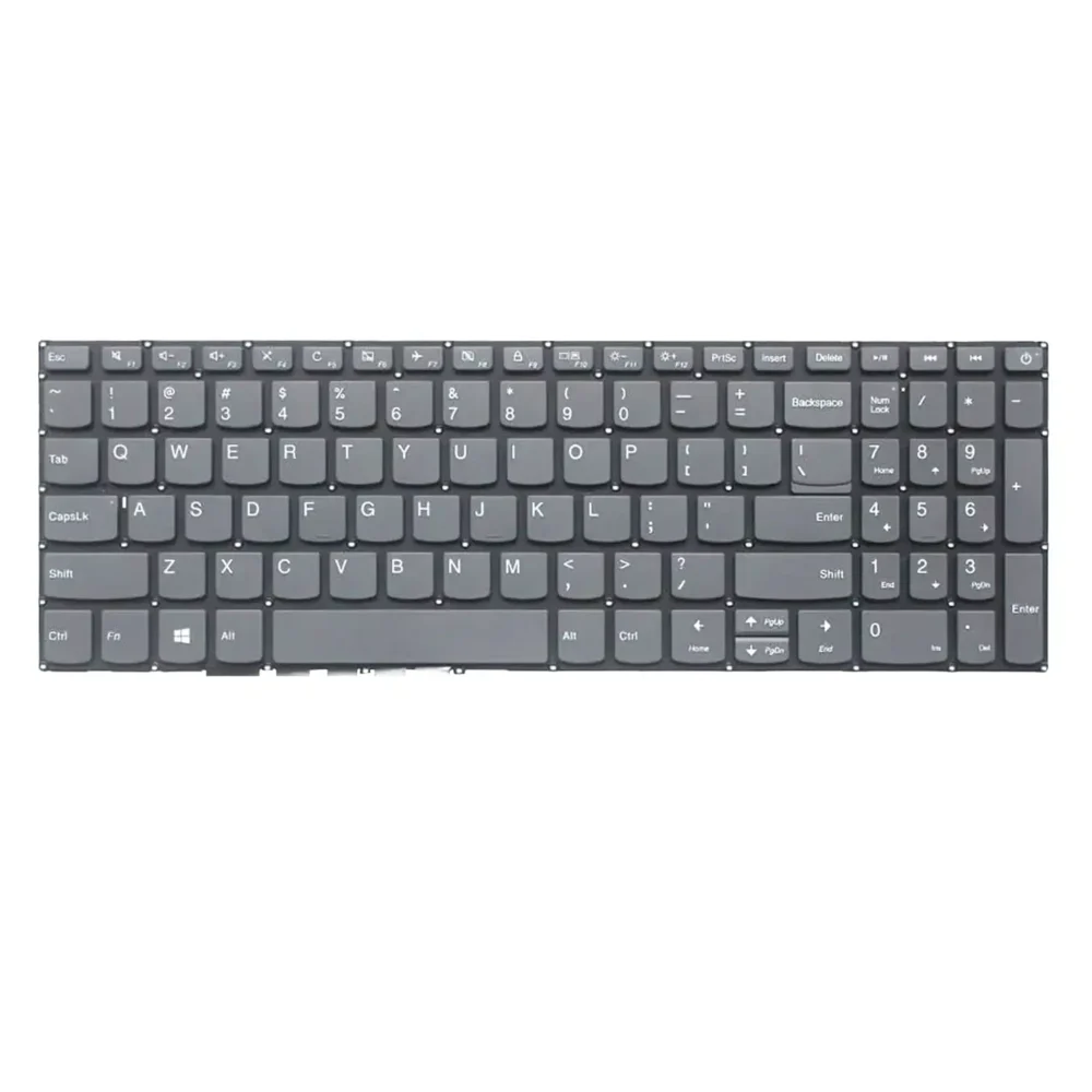 Keyboard Lenovo IdeaPad V330-15IKB US Grey Without Frame With Backlit