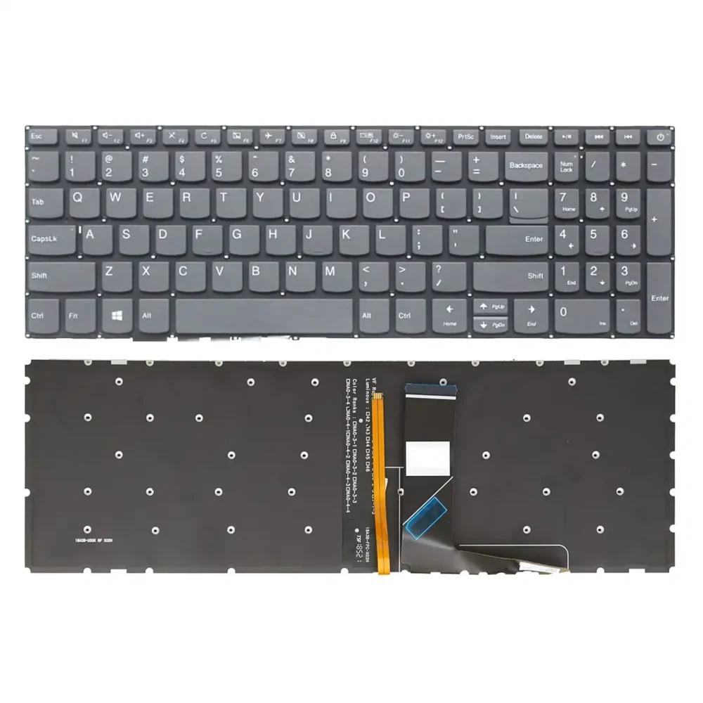 Keyboard Lenovo IdeaPad V330-15IKB US Grey Without Frame With Backlit - Image 3