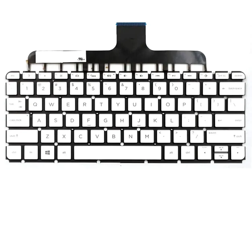 Keyboard HP Envy 13-AB US Silver Without Frame & With Backlit