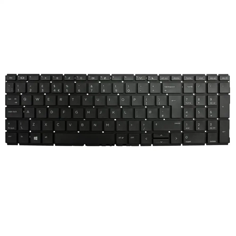 Keyboard HP ProBook 450 G6 UK Black Without Frame & Backlit