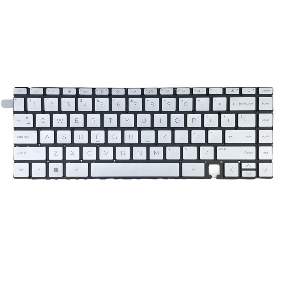 Keyboard HP Spectre x360 14-EA US Silver Without Frame & With Backlit