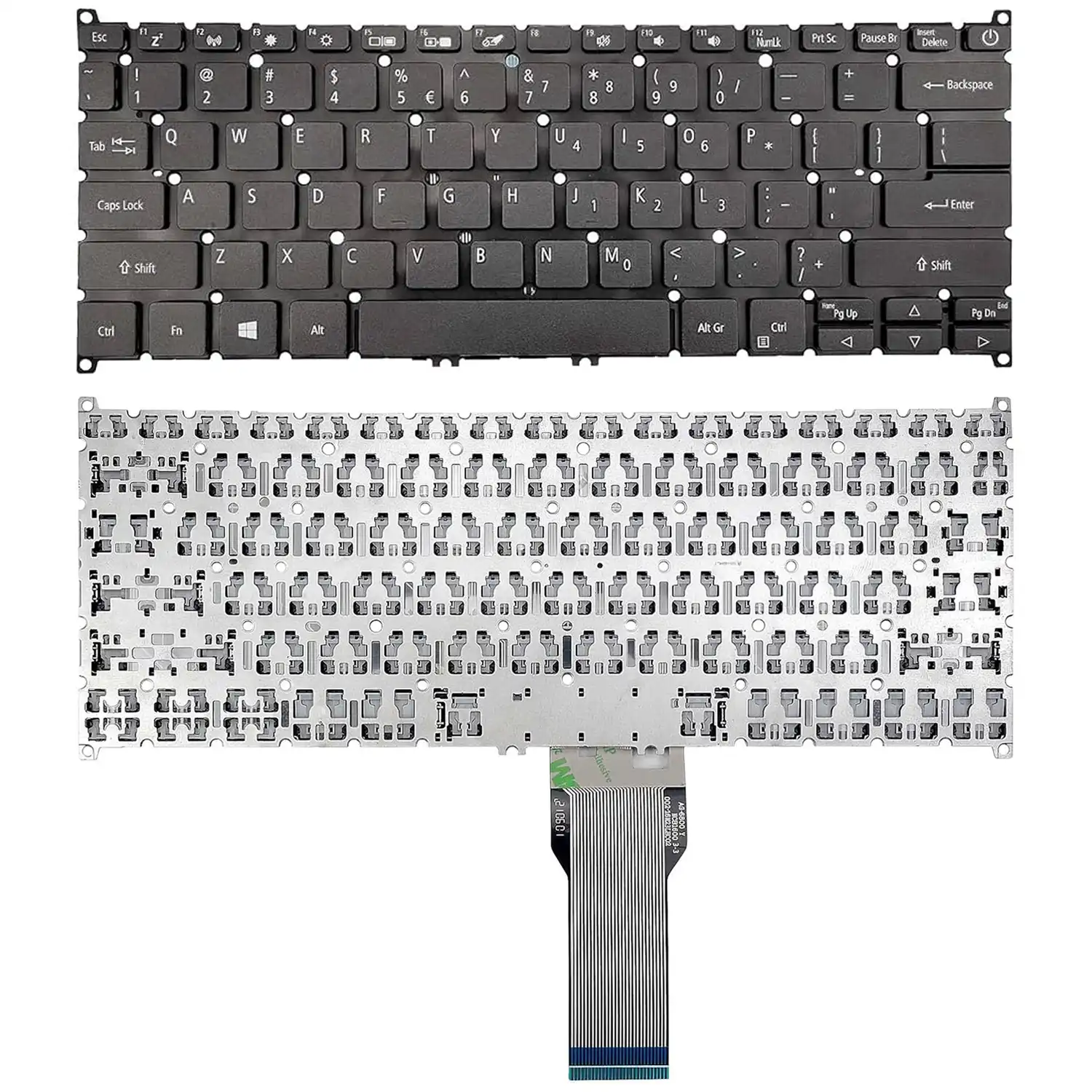 Keyboard Acer Swift 3 SF314-42 US Black Without Frame / Backlit - Image 3