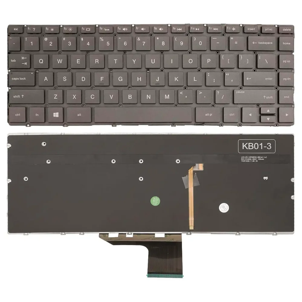 Keyboard HP Spectre X360 15-BL US Grey Without Frame & With Backlit - Image 3