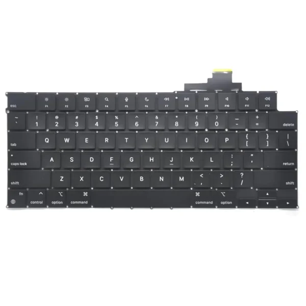 Keyboard Apple MacBook Air A2681 US Black Without Frame & Backlit