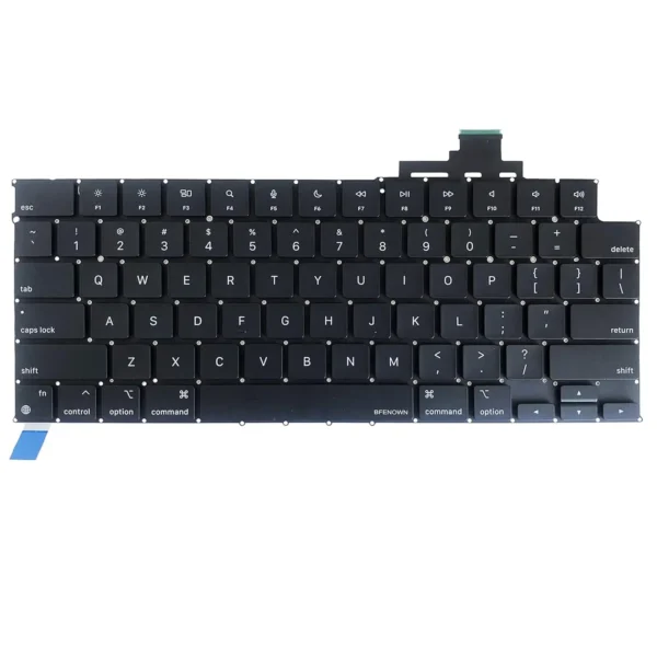 Keyboard Apple MacBook Air A2681 US Black Without Frame & Backlit