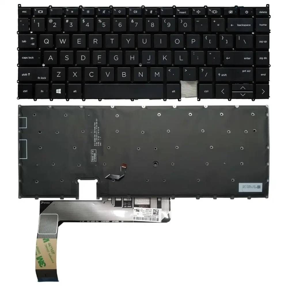 Keyboard HP EliteBook x360 1030 G8 US Black Without Frame & With Backlit - Image 3