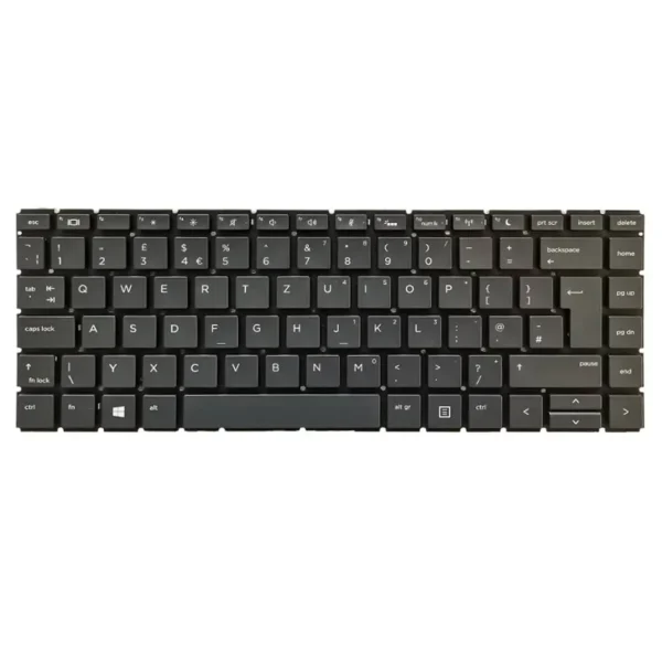Keyboard HP ProBook 440 G7 UK Black Without Frame & With Backlit