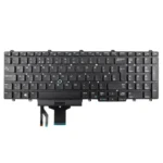 Keyboard Dell Latitude E5570 UK Black Without Frame With Pointer & Backlit