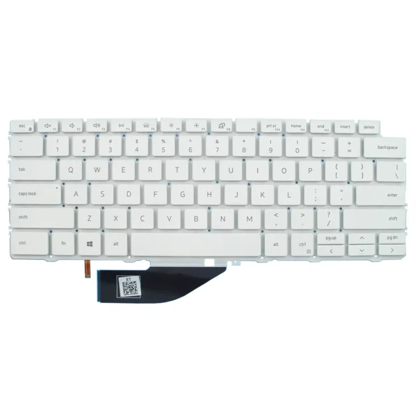 Keyboard Dell XPS 13 7390 2-in-1 US White Without Frame & With Backlit