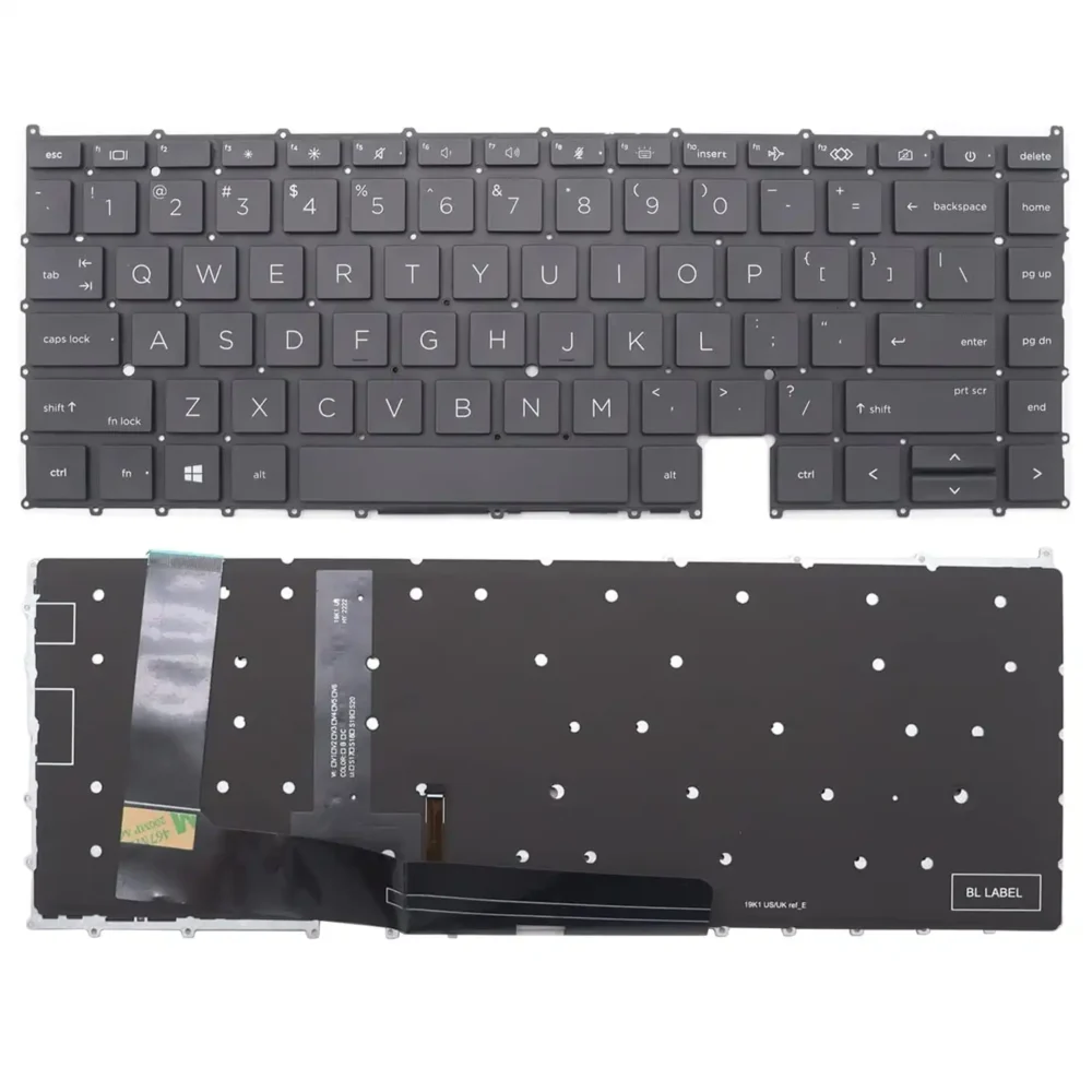 Keyboard HP EliteBook x360 1040 G7 US Black Without Frame & With Backlit - Image 3