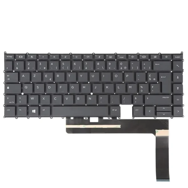 Keyboard HP EliteBook x360 1040 G7 UK Black Without Frame & With Backlit