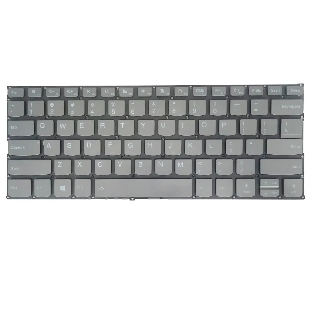 Keyboard Lenovo ThinkBook 13s-IWL US Gray Without Frame & With Backlit