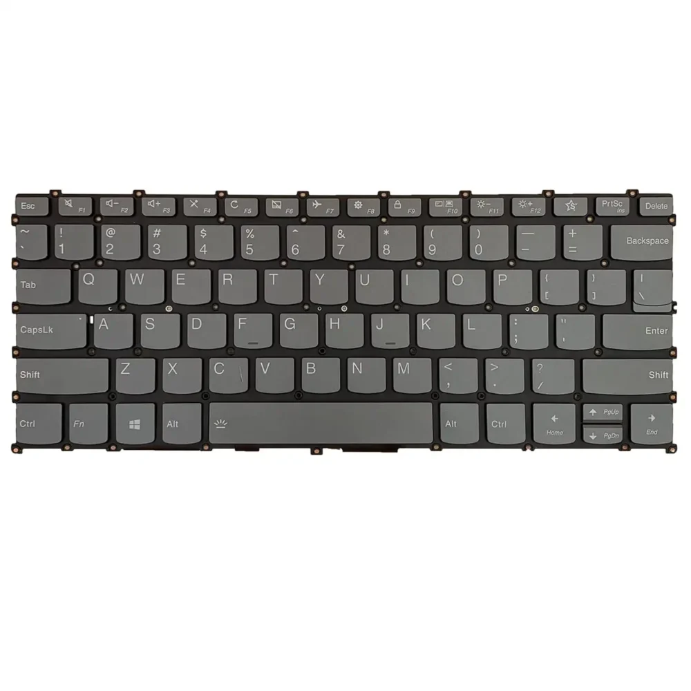 Keyboard Lenovo IdeaPad S540-13IML US Gray Without Frame & With Backlit