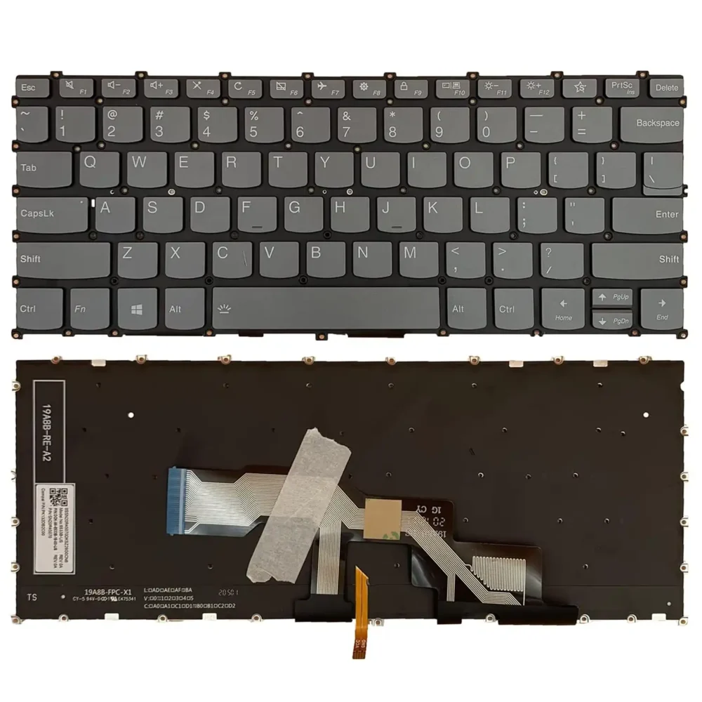 Keyboard Lenovo IdeaPad S540-13IML US Gray Without Frame & With Backlit - Image 3