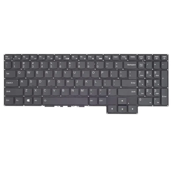 Keyboard Lenovo Legion 5 15IMH05H US Black Without Frame & With Backlit