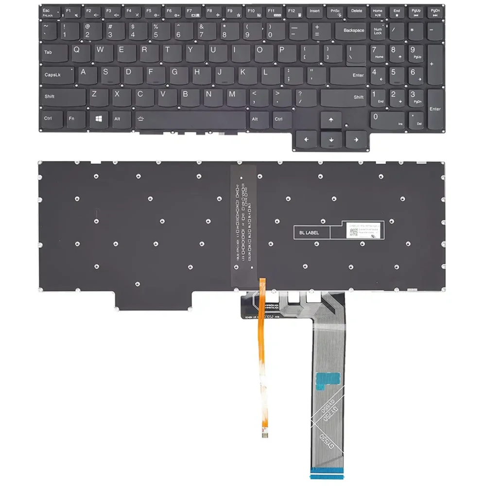 Keyboard Lenovo Legion 5 15IMH05H US Black Without Frame & With Backlit - Image 3