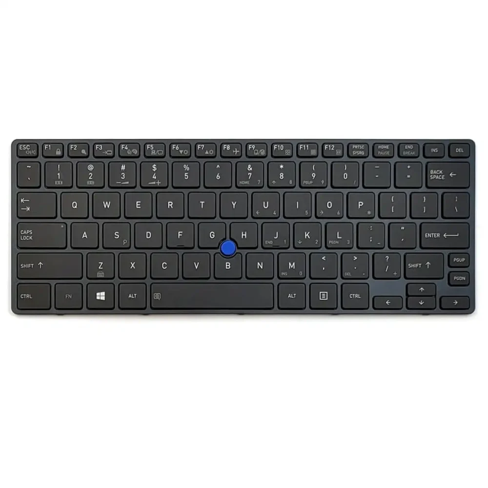 Keyboard Toshiba Portege X30-D US Black Frame With Pointer