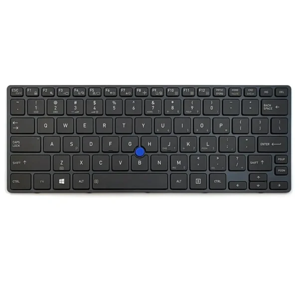Keyboard Toshiba Portege X30-D US Black Frame With Pointer